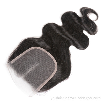 Cheap Virgin Hair Wholesale Vendors Brazilian Lace Frontal Closure with Baby Hair 4x4 2x6 5x5 13x4 13x6 6x6 7x7 360 Lace Closure
